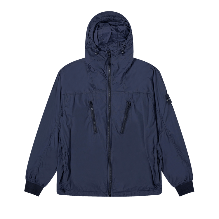 Stone Island Technical Fabric Hooded Jacket 'Navy'