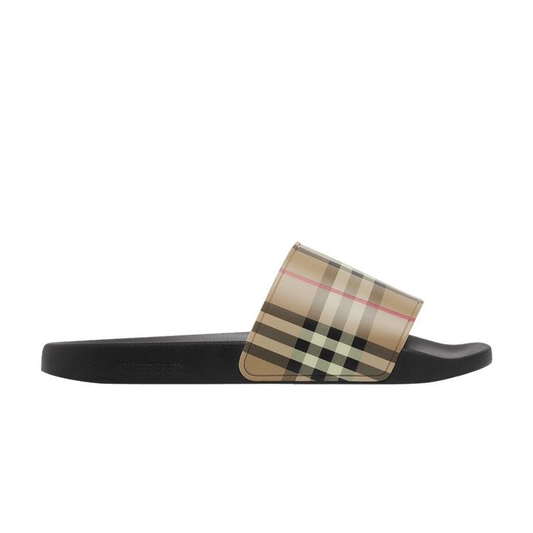 Burberry Furley Check Slide 'Archive Beige'