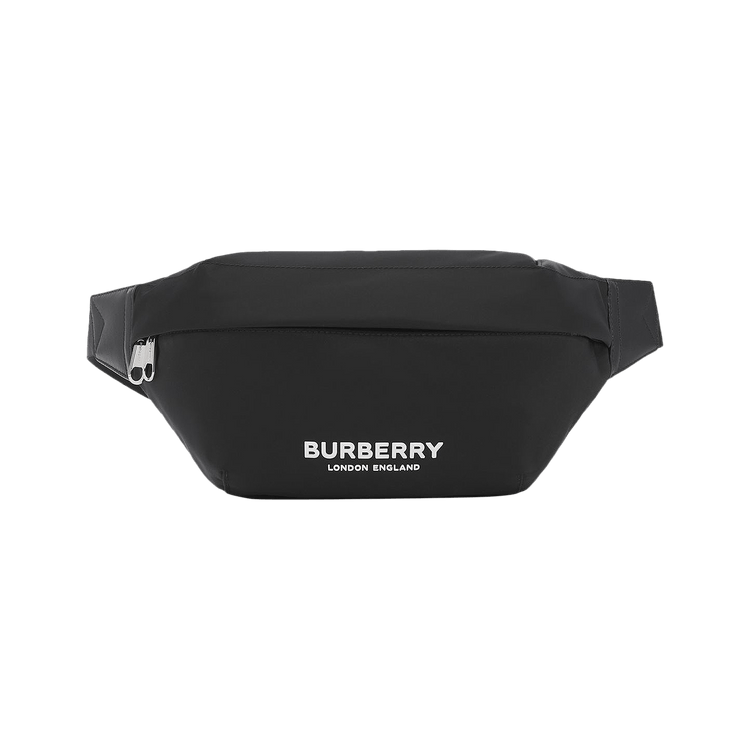 Burberry Logo Print Nylon Sonny Bum Bag 'Black'