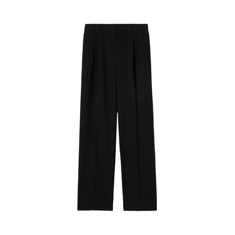 Burberry Wool Twill Tailored Pants 'Black'