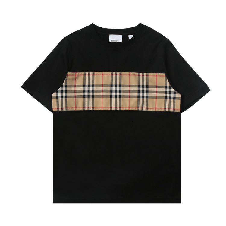 Burberry Cedar Check T-Shirt 'Black'