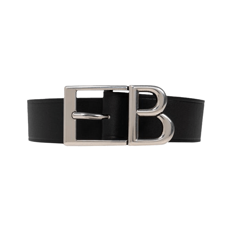 Balenciaga Logo Plaque Belt 'Black'