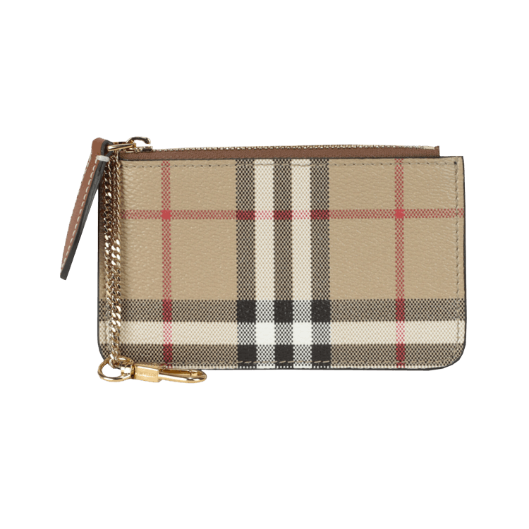 Burberry Kelbrook Check Coin Case 'Archive Beige'