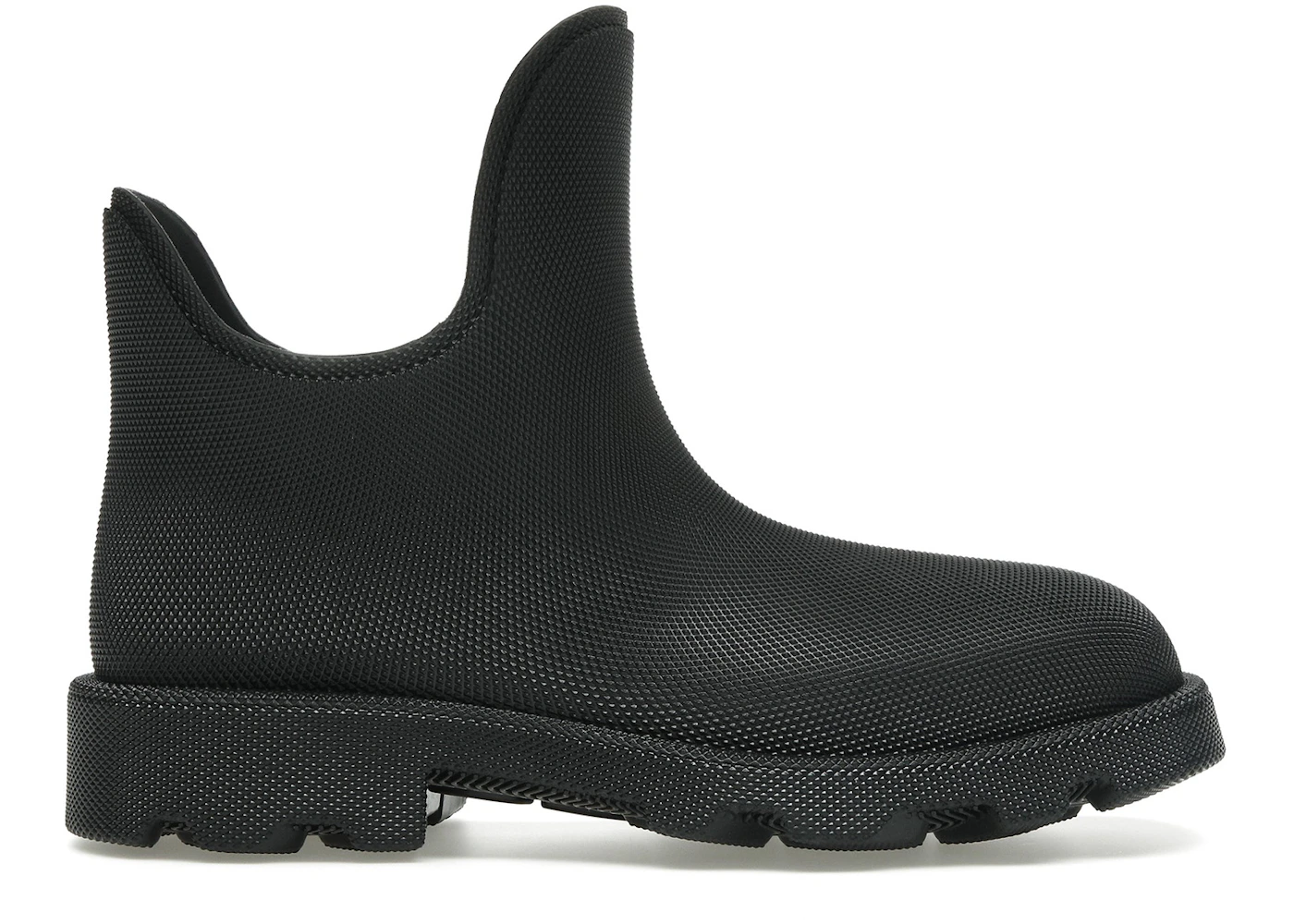 Burberry Marsh Round-Toe Ankle Boots Black