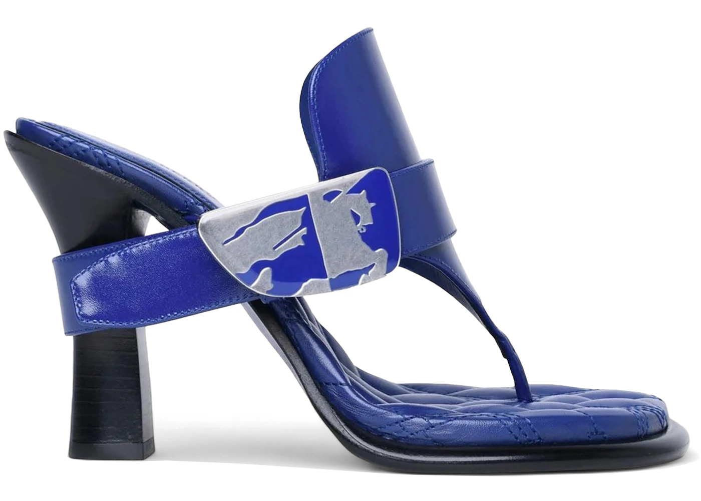 Burberry Bay Equestrian Knight Motif Sandals Blue (Women's)