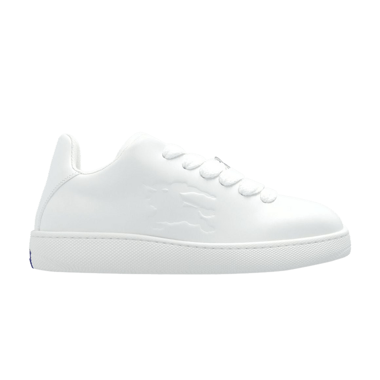 Burberry Leather Box Sneaker 'Debossed Equestrian Knight - White'