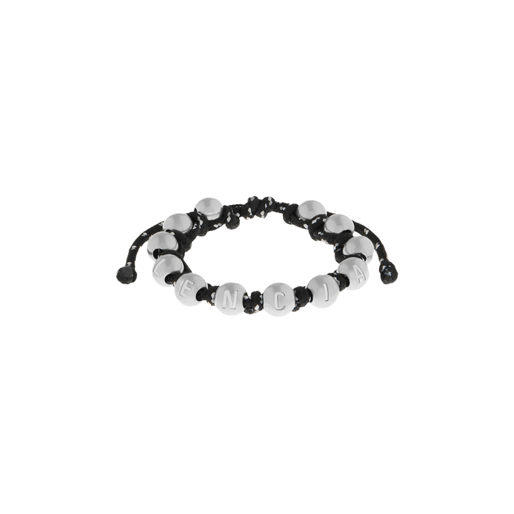 Balenciaga Malibu Ball Bracelet 'Silver/Black'