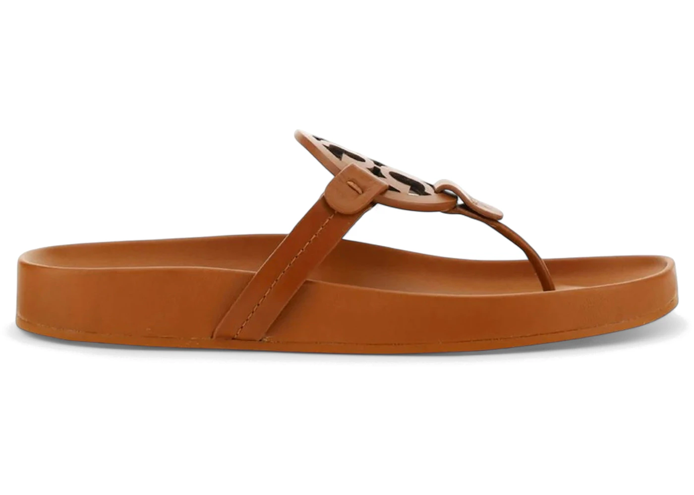 Tory Burch Miller Cloud Sandals Bourbon Miele Tan (Women's)