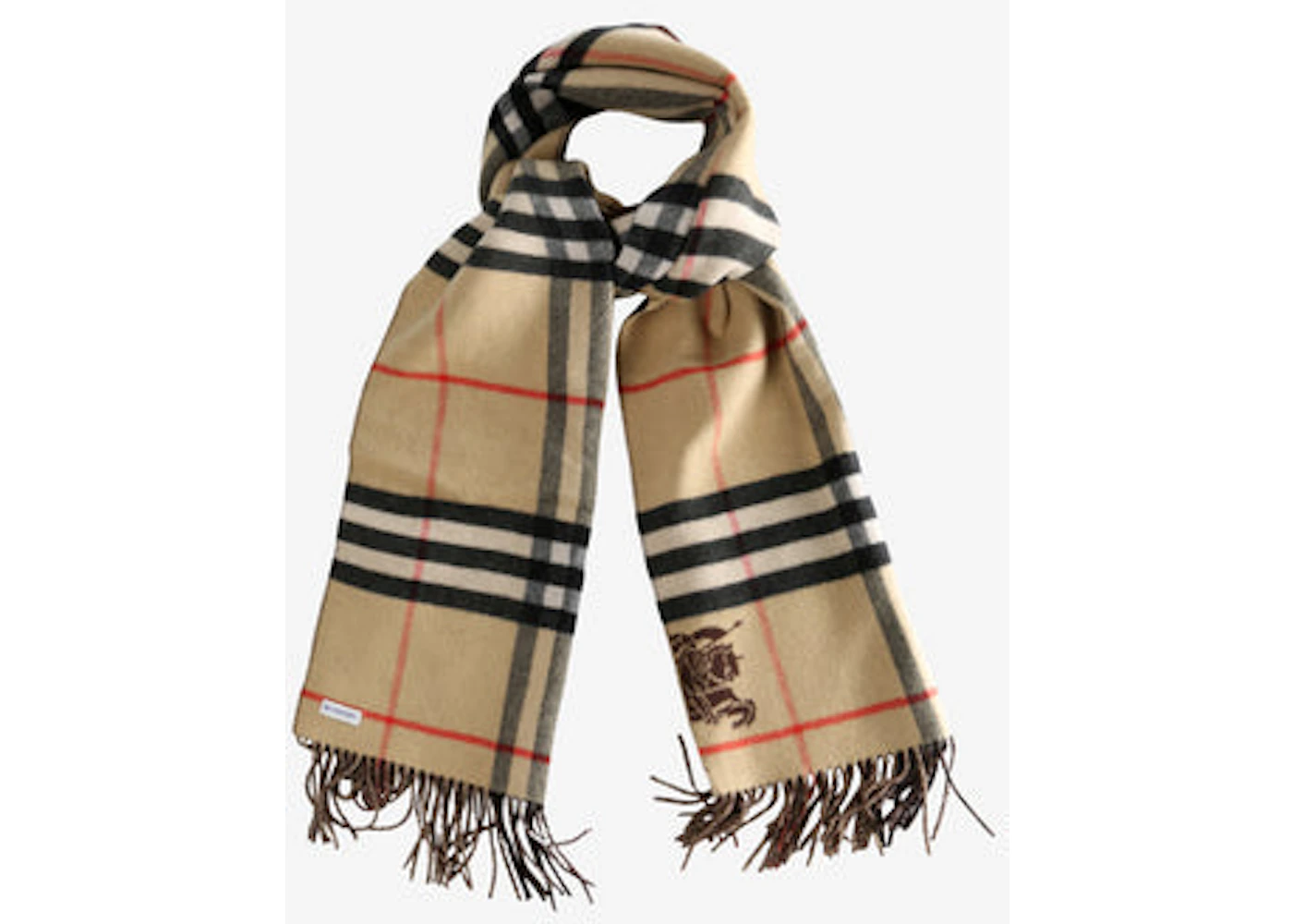 Burberry Mu Solid To Gc Scarf Sand