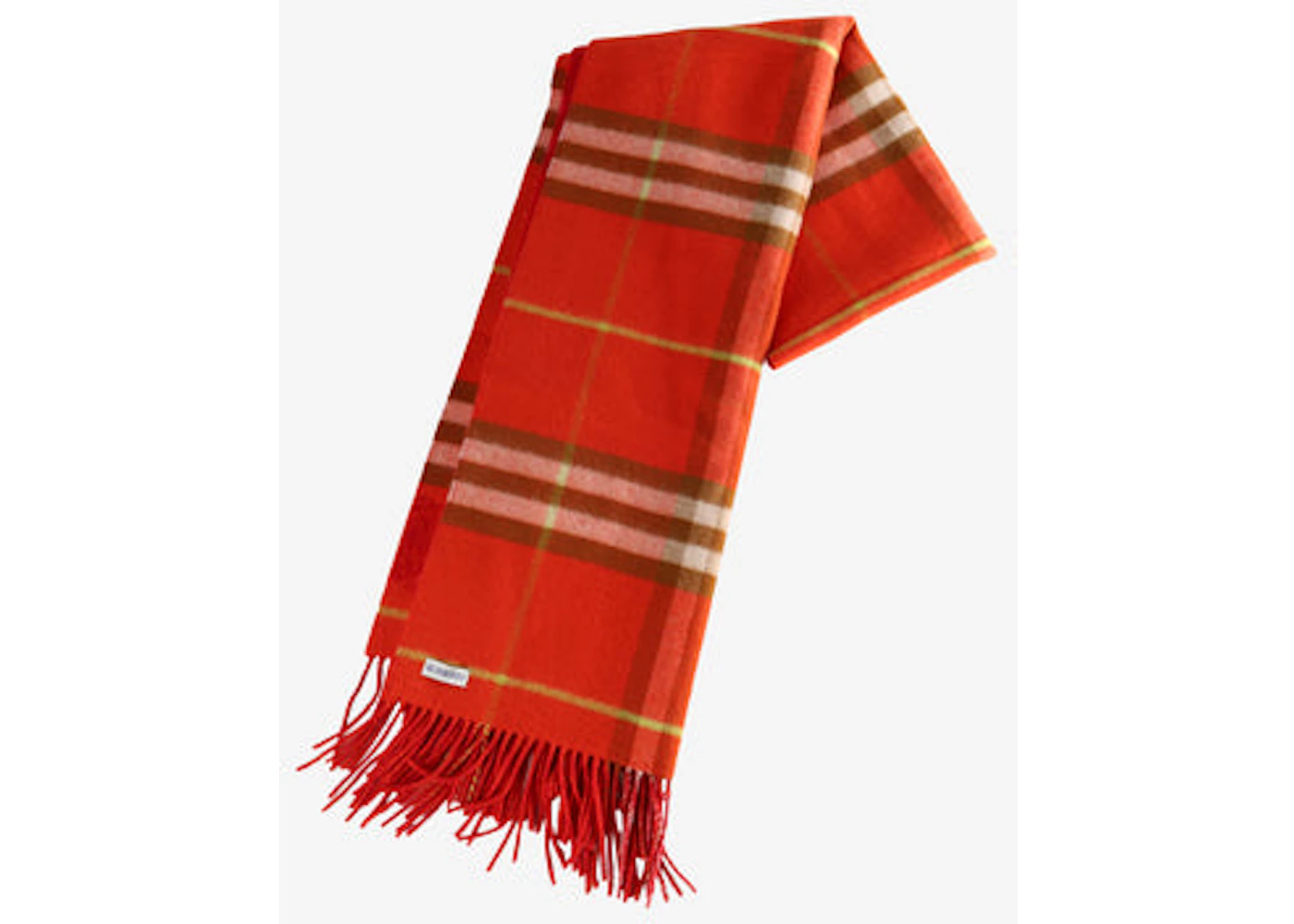 Burberry Mu Solid To Gc Scarf Tomatored