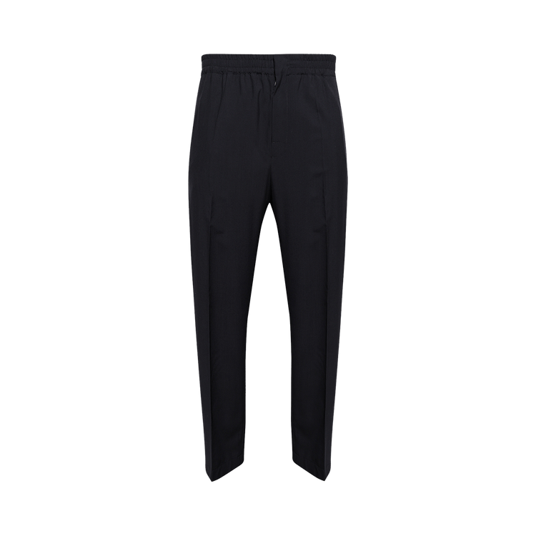 Bottega Veneta Fine Wool Elasticated Trousers 'Midnight Blue'