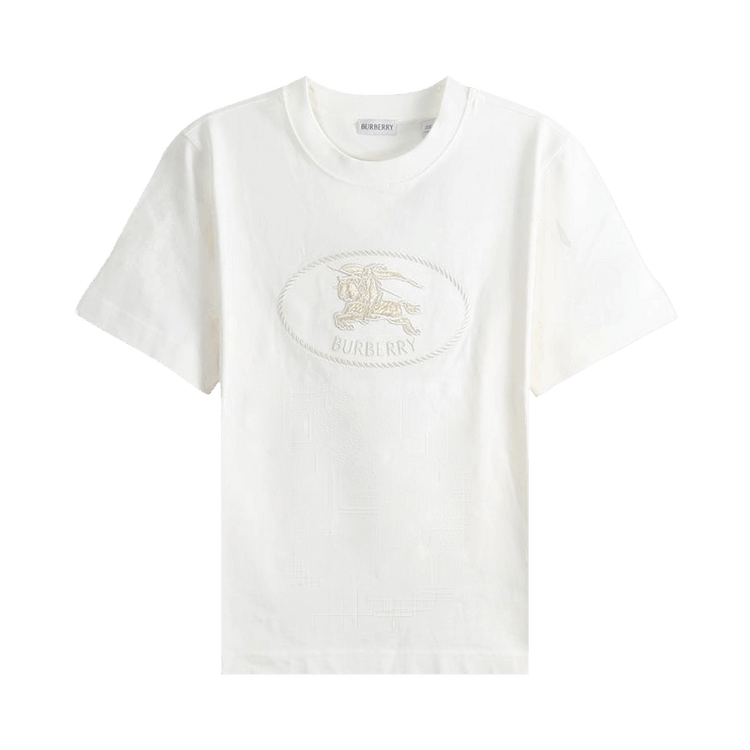 Burberry Frankie Vlvt Ks Tops 'Chalk'