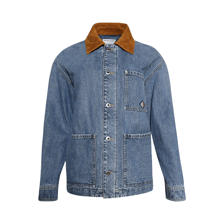 Bottega Veneta Padded Denim Jacket 'Mid Blue'
