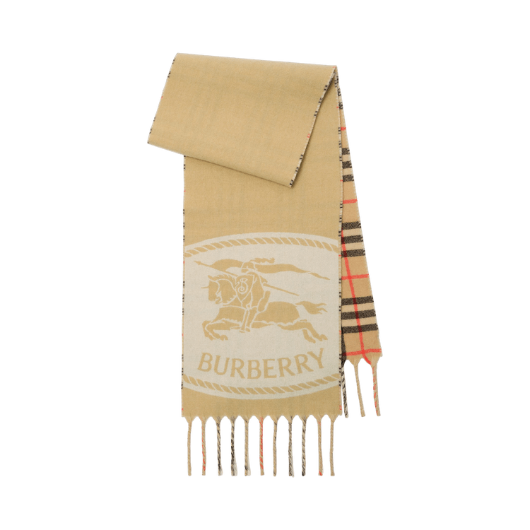 Burberry Mu Knight St To Chck Scarves 'Sand'