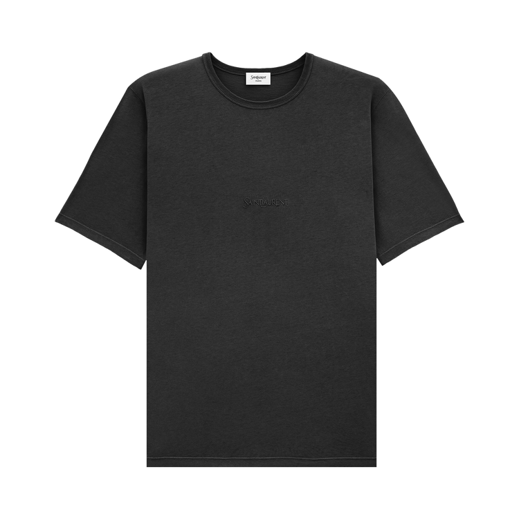 Saint Laurent Short-Sleeve Tee 'Bleached Black'