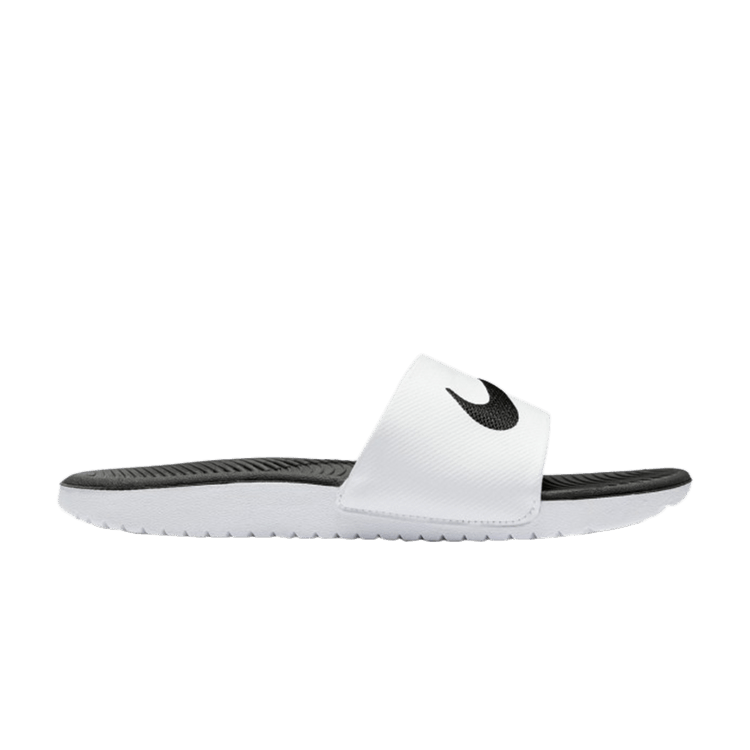 Nike Kawa Slide GS 'White Black'