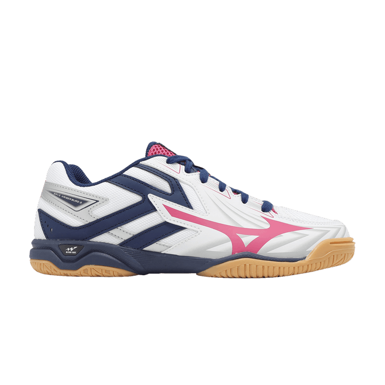 Mizuno Wmns Wave Kaiserburg 8 Wide 'White Navy Pink'