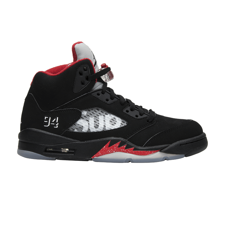 Supreme x Air Jordan 5 Retro 'Black'