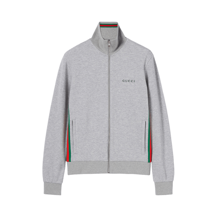 Gucci Double Piquet Zip Jacket 'Anthracite'