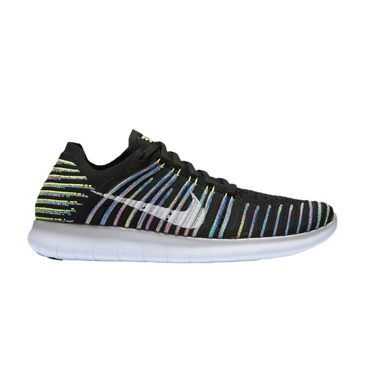 Nike Wmns Free RN Flyknit 'Black Multi'