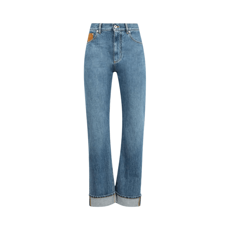 Bottega Veneta Vintage Indigo Straight Jeans 'Mid Blue'
