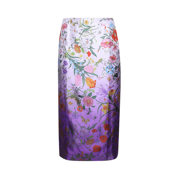 Gucci Flora Degrade Skirt 'Lilac/Purple'