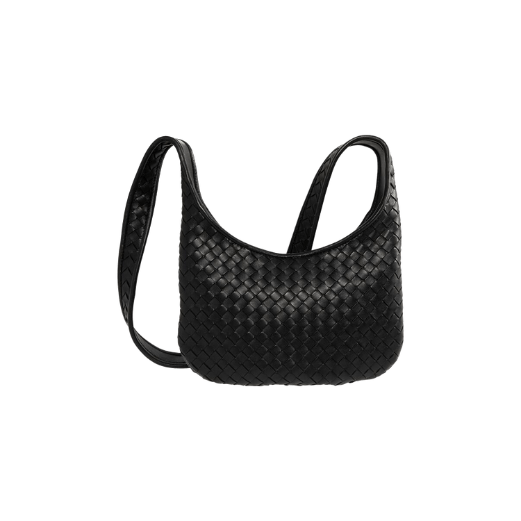 Bottega Veneta Small Shoulder Bag 'Black/Silver'