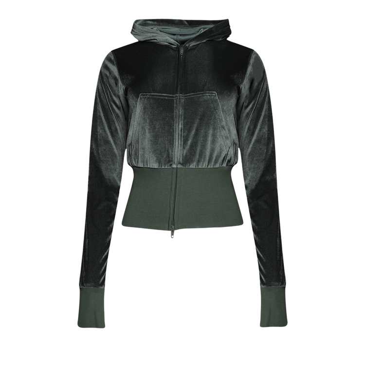 Balenciaga Al Zip-Up Hoodie 'Khaki'