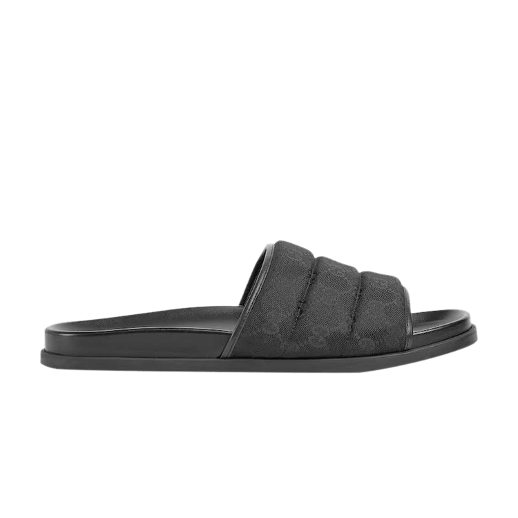 Gucci Slide Sandal 'GG Canvas - Black'