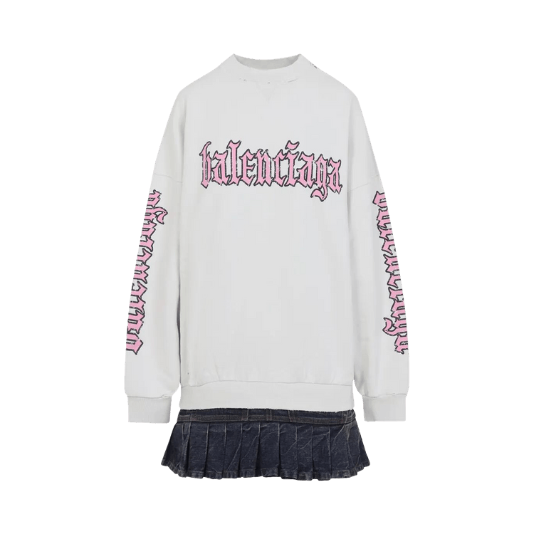 Balenciaga Hybrid Dress 'Dirty White'