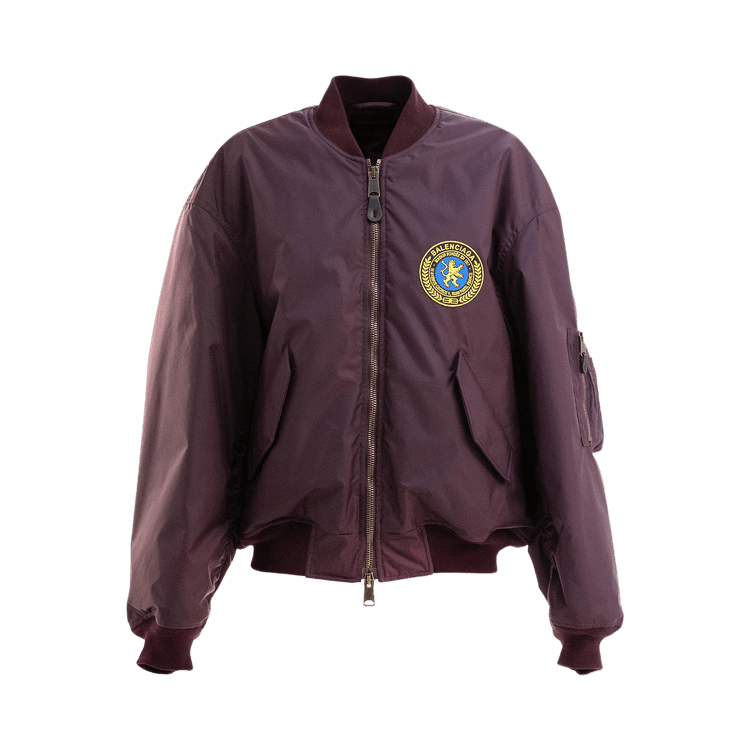 Balenciaga Large Fit Bomber 'New Aubergine'