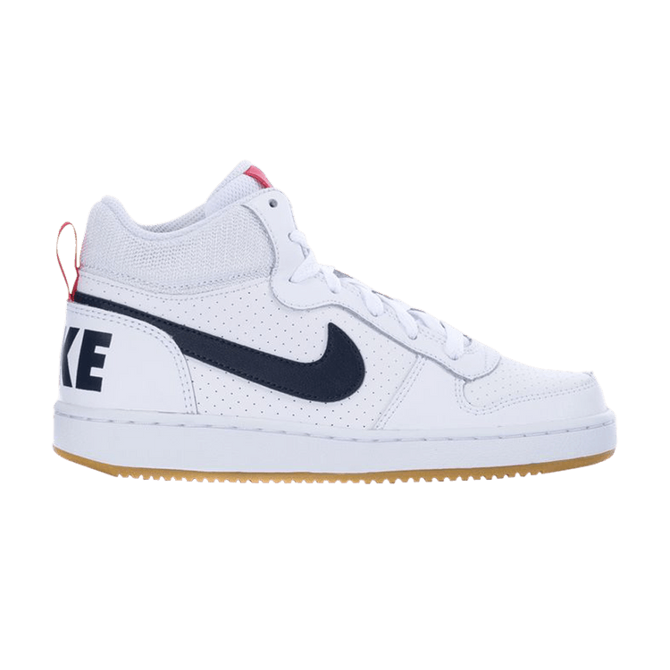 Nike Court Borough Mid GS 'White Obsidian Gum'