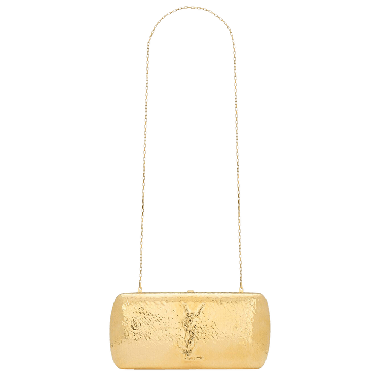 Saint Laurent Evening Clutch In Metal 'Papillon'