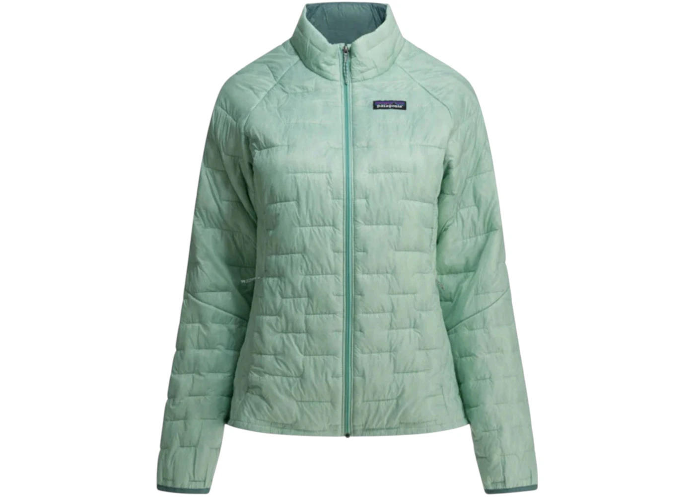 Patagonia W'S Micro Puff Short Down Jacket Light Blue