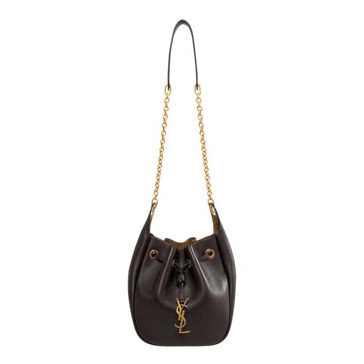 Saint Laurent Cassandre Supple Bucket Bag 'Fondente/Dark Sigaro'