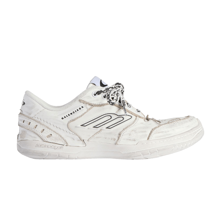 Balenciaga Wmns Hamptons Medium Worn-out Sneaker 'White'