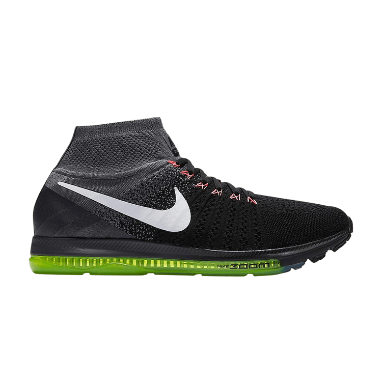 Nike Zoom All Out Flyknit 'Black White Volt'
