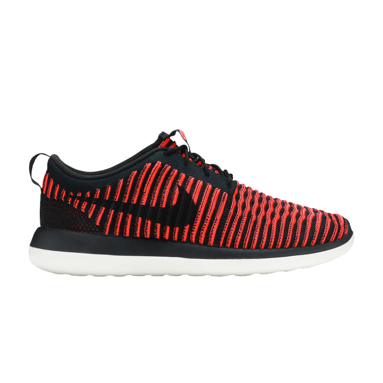 Nike Roshe Two Flyknit 'Black Bright Crimson'
