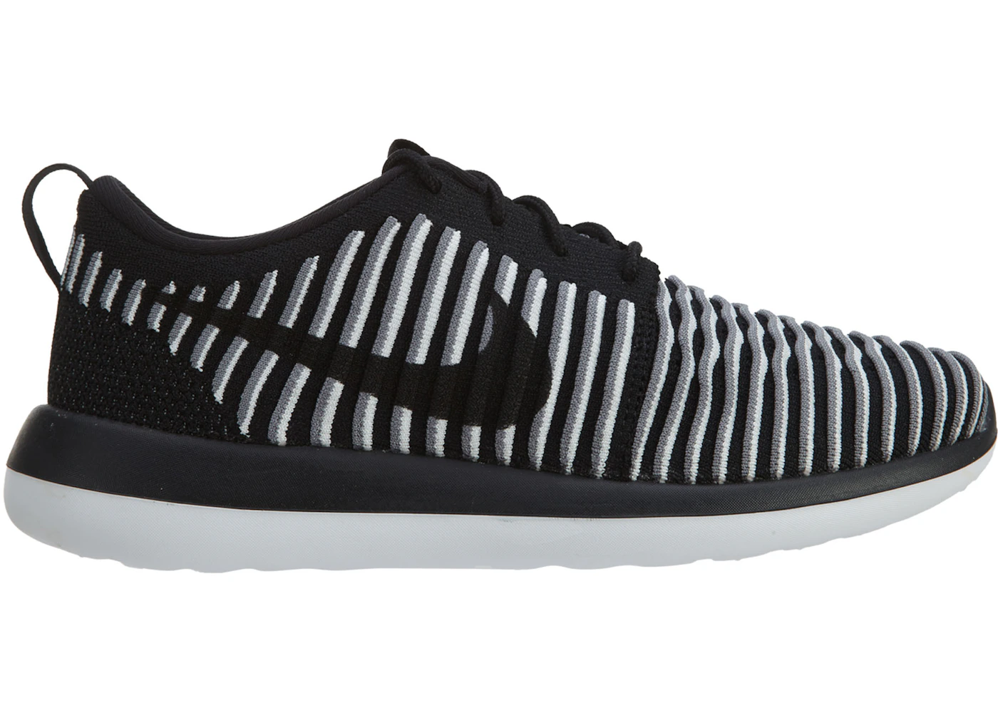 Nike Roshe Two Flyknit Black Black White (Women's)