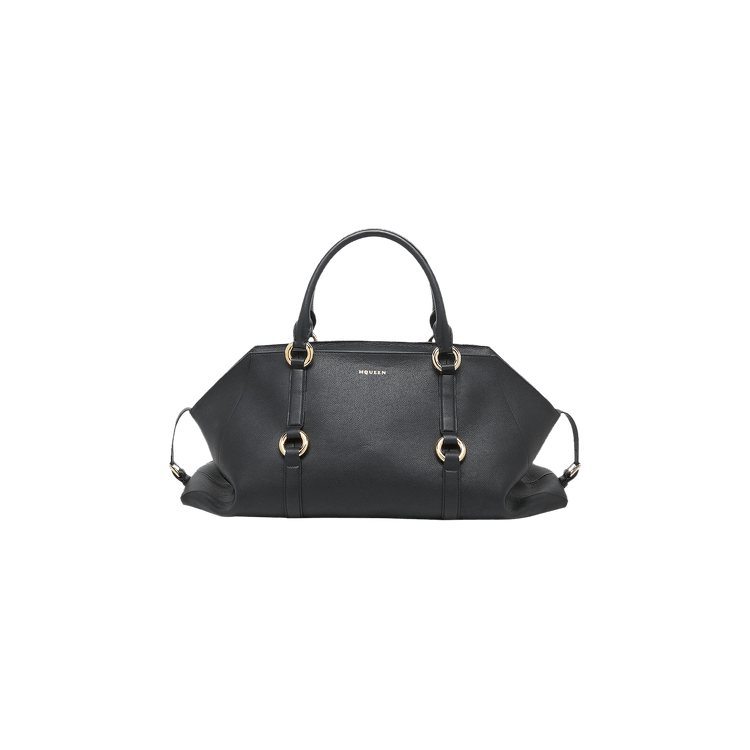 Alexander McQueen Maxi Leather Bag 'Black'