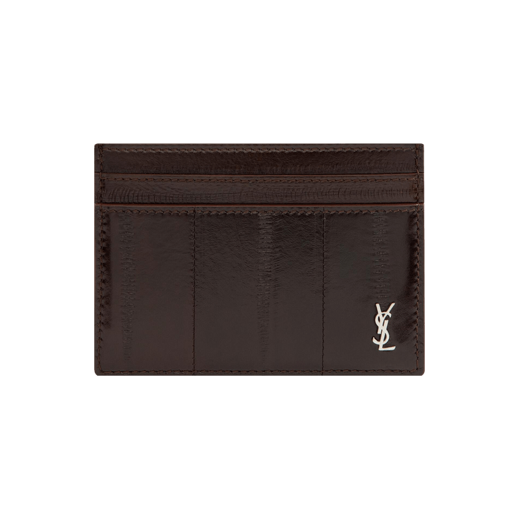 Saint Laurent Logo Card Case 'Scotch Brown'