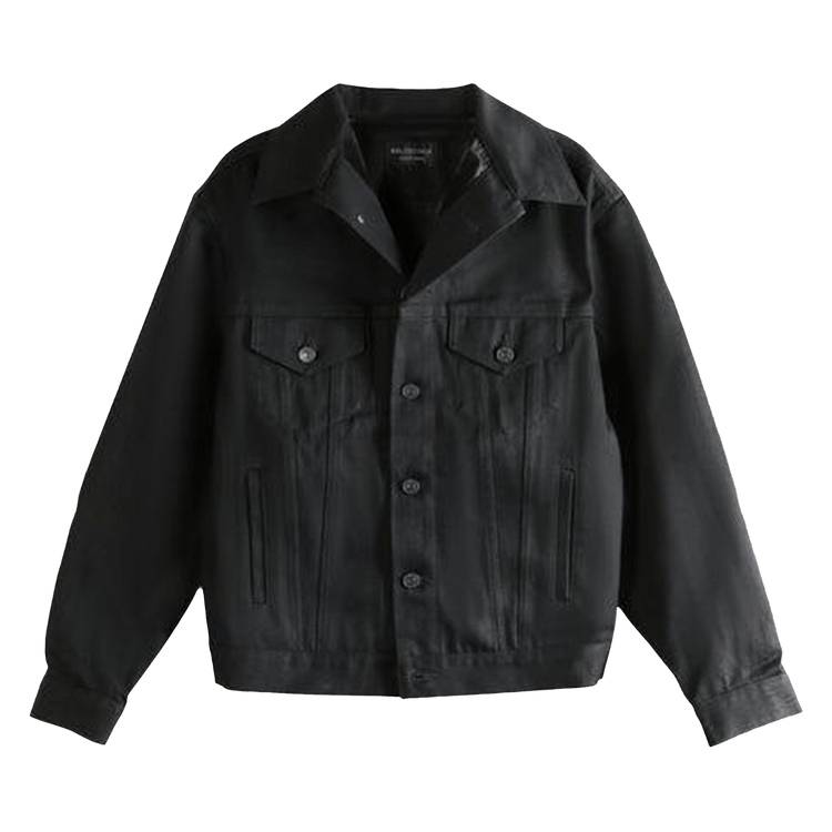 Balenciaga Standing Collar Jacket 'Black'