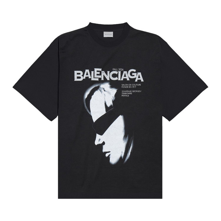 Balenciaga Oversized T-Shirt 'Black'