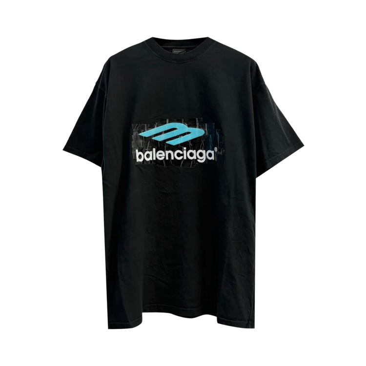 Balenciaga Oversized Short-Sleeve T-Shirt 'Black'