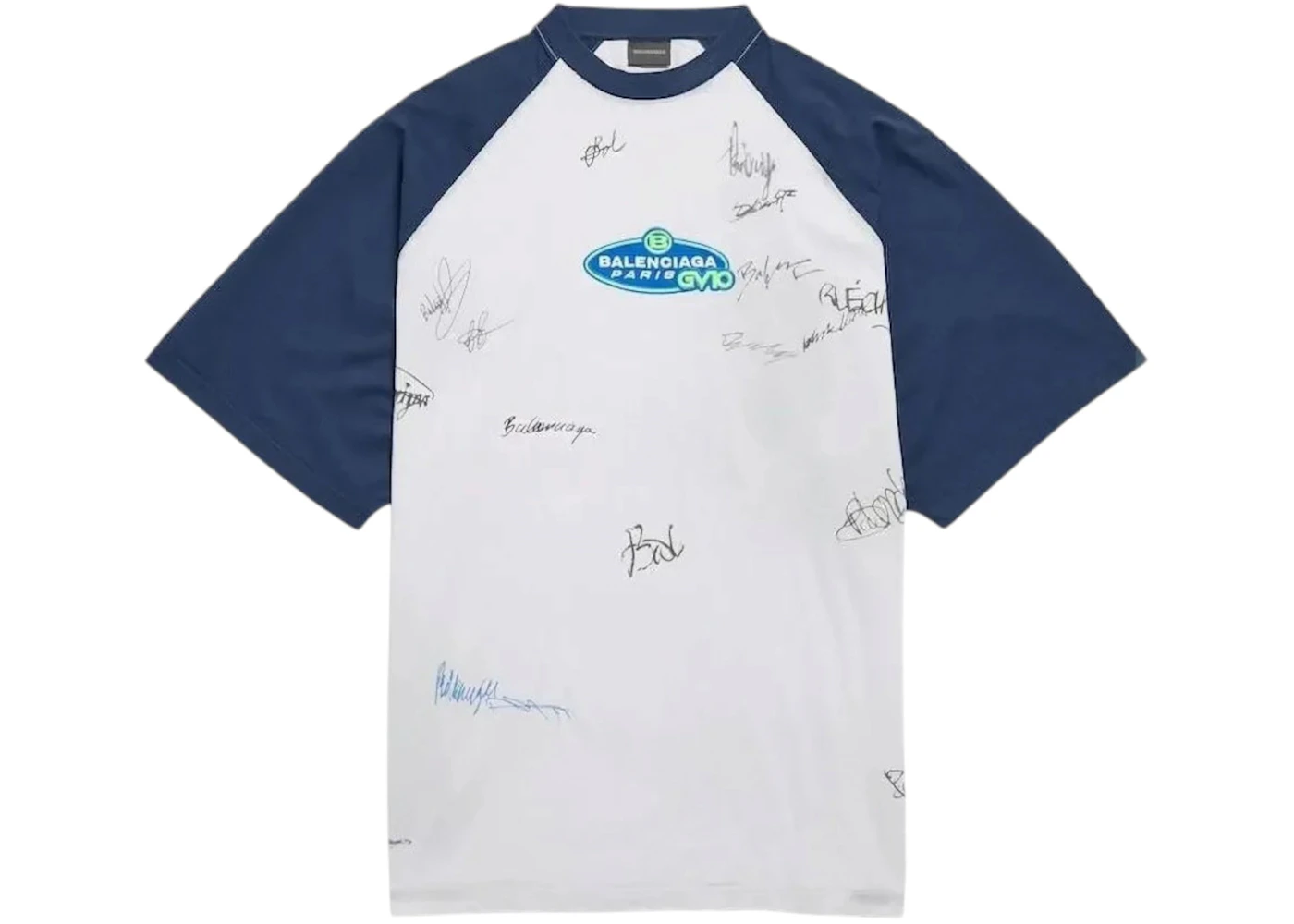 Balenciaga Raglan Oversized T-shirt Dirty White