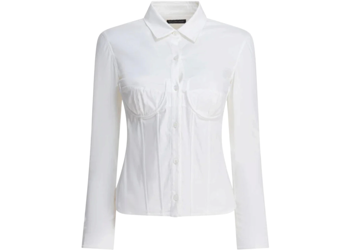 Balenciaga Corset Shirt White
