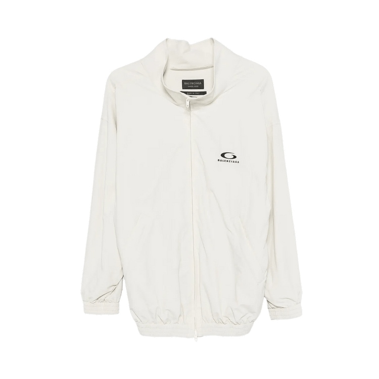 Balenciaga Off Shoulder Tracksuit Jacket 'Dirty White'