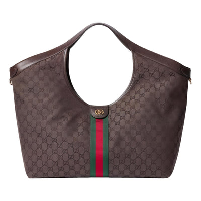 (WMNS) Gucci Giglio Large Tote Bag 'Dark Brown'