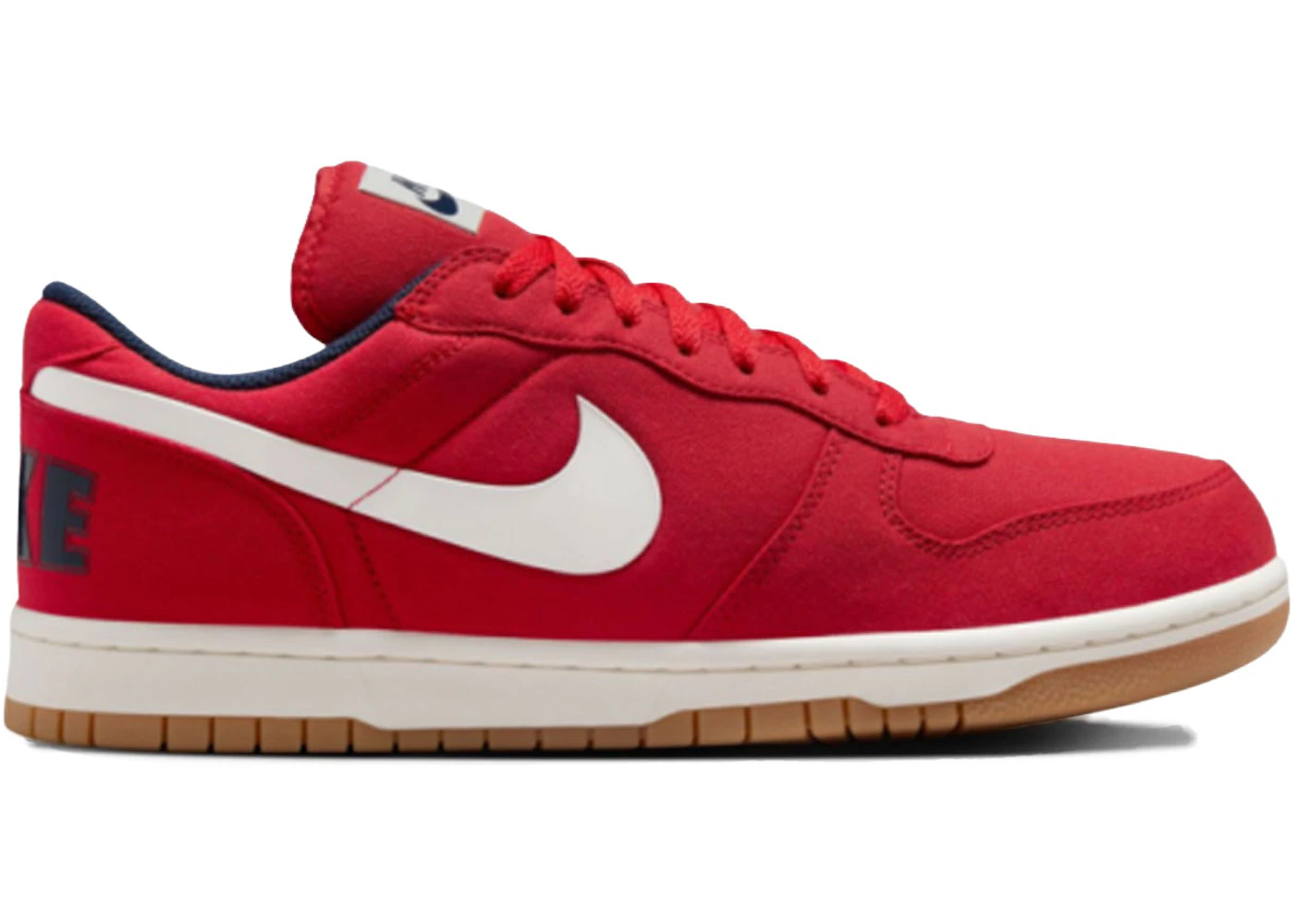 Nike Big Lux Low Unniversity Red Midnight Navy Gum Light Brown Sail