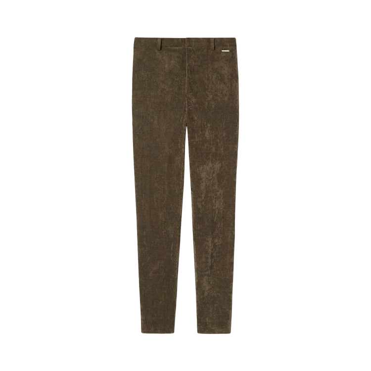 Gucci Stretch Velvet Leggings 'Desert Rock'